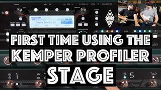 First Time Using the Kemper Profiler Stage [upl. by Olatha]