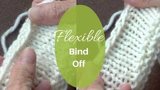 Flexible Bind Off  Stretchy Cast Off [upl. by Roderic]