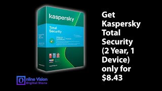 Buy Kaspersky Total Security Only For 843  online version key of Kaspersky [upl. by Sylvan]