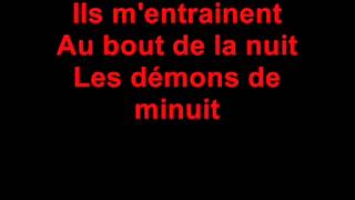 Paroles  Lyrics Emile amp Image  Les demons de minuit [upl. by Nesyaj]