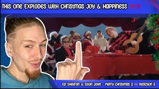 Ed Sheeran amp Elton John  Merry Christmas  Reaction  Too Many Great Vibes From This 💯🎄 [upl. by Lamont]