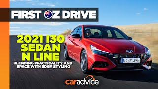 2021 Hyundai i30 Sedan N Line First Drive Review  CarAdvice [upl. by Miah]