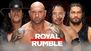 WWE 40 Man Royal Rumble Match 2018  Entrance Predictions [upl. by Ylesara]