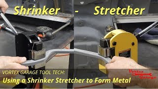 Use a Shrinker Stretcher Tool Set to Bend and Shape Metal [upl. by Eimoan]