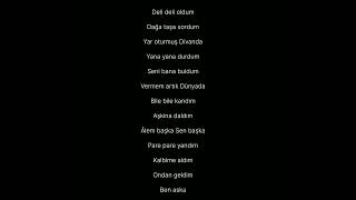 DELİ DELİ OLDUM  ORJİNAL KARAOKE [upl. by Thebazile]