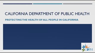 About the California Department of Public Health [upl. by Standley573]