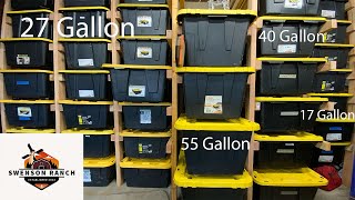 Multi size tote storage 17274055 gallon [upl. by Rubia176]