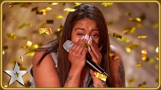 GOLDEN BUZZER for Taryn Charles SENSATIONAL Aretha Franklin cover  Auditions  BGT 2024 [upl. by Assetak]