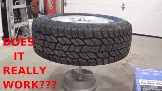 Harbor Freight Wheel Balancer How to balance a tire [upl. by Ynwat]