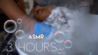 THE BEST HAIR WASHING🧼 3 Hour Silk Press  Real People Asmr Hairdressing🫧3A 3B 3C 4A 4B 4C Hair [upl. by Gazo662]