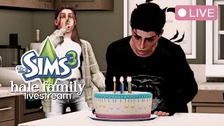 hanging with the hales・the sims 3 hale family livestream 25 [upl. by Enitselec907]