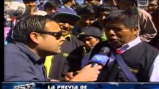 América Noticias Orderique y su baile en La Previa del Real Garcilaso  Alianza Lima [upl. by Marx205]