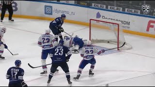 Hietanen feeds Shipachyov for OT winning goal [upl. by Alyehs]