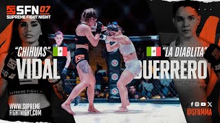 Guerrero VS Vidal Full Fight SFN07 [upl. by Koby834]