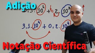 Operações com notação científica  Adição [upl. by Maurene813]