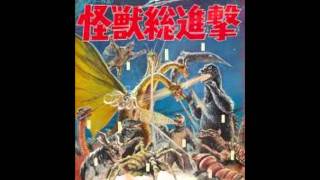 Destroy All Monsters Soundtrack Title Credits [upl. by Fred]