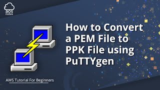 How to Convert a PEM File to PPK File using PuTTYgen [upl. by Nethsa543]