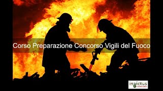 Corso Preparazione Quiz Concorso Vigili del Fuoco [upl. by Ming]