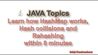 Hashmap and its internal working Tutorial  Java topics [upl. by Llebiram]