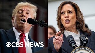 Trump and Harris campaigns release dueling television ads [upl. by Trent278]