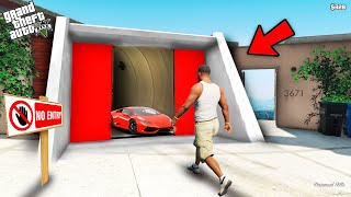 GTA 5  I Opened The Most Secret And Hidden Tunnel Near Franklins House GTA 5 Mods [upl. by Alilak]