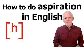 ENGLISH ASPIRATION how to make aspirated and unaspirated sounds [upl. by Eveivenej]