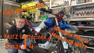 Kurz i Smar odc 4  Filtry powietrza ADV Moto Guzzi V85 TT Moto Guzzi w pierwszym rajdzie Dakar [upl. by Haelak]