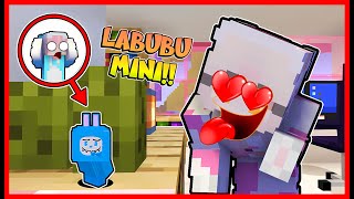 ATUN BERUBAH MENJADI LABUBU BIRU MINI  Feat sapipurba Minecraft [upl. by Ellerad]