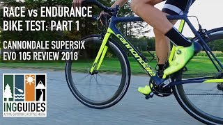 2018 Cannondale SuperSix EVO Test Race vs Endurance Part 1 [upl. by Yrevi]