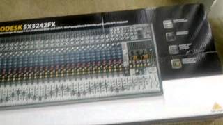 BEHRINGER EURODESK SX3242FX MIXER  PART 2 [upl. by Merrow]