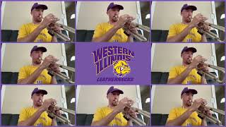 “We’re Marching On” WIU Fight Song  Arranged for Trumpet Ensemble by Jeremy Henman [upl. by Savitt]