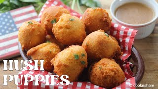 Easy Southern Hush Puppies  Down Home Style [upl. by Ivory137]