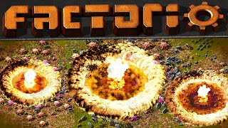 ALL OUT NUCLEAR WAR  Factorio 10 Let’s Play Ep 11 [upl. by Cyprio586]