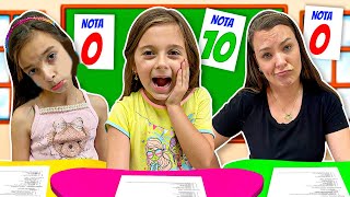 Laurinha ensina como ser INTELIGENTE e um BOM AMIGO na escola  JÉSSICA GODAR LAURINHA E HELENA E [upl. by Ahsart876]