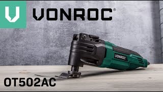 VONROC OT502AC  Oscillerende Multitool  300W [upl. by Vullo]