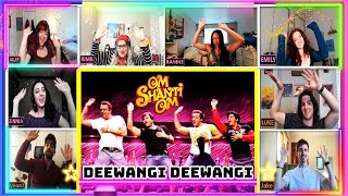 DEEWANGI DEEWANGI Song REACTION SRK Om Shanti Om srk [upl. by Ehpotsirhc]