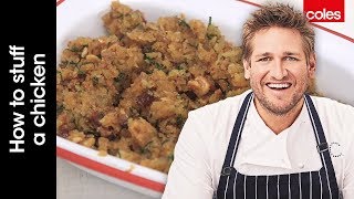 How to Stuff a Whole Chicken  Cook with Curtis Stone  Coles [upl. by Leonanie]