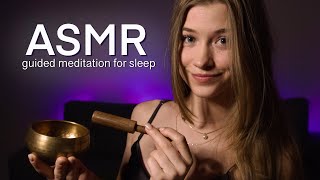 ASMR Guided Meditation For Sleep 💜 [upl. by Nahgrom]