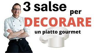 3 SALSE NATURALI per DECORARE i PIATTI con il Power Blender [upl. by Maurizia]