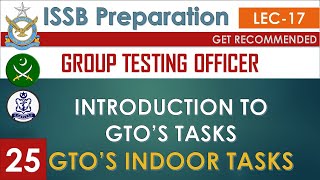 Part 25ISSB Lecture 17Introduction to GTOs Group testing OfficerPMA LCPAF GDP CAE Navy [upl. by Maire504]