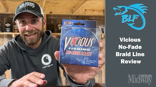 Vicious NoFade Braid Fishing Line Review  Brandon Lester [upl. by Kenway5]