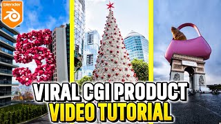 How to Create These Viral CGI Product Animations in Blender  VFX Tutorial [upl. by Osyth]