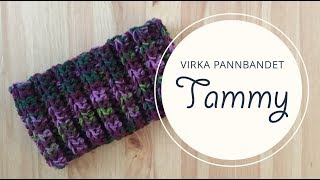 Virka pannbandet Tammy för nybörjare [upl. by Sunil]