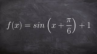 How to Graph the Sine Function by Applying a Phase Shift and Vertical Translation [upl. by Hadeehsar]