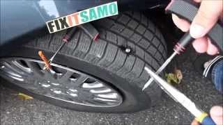 DIY How to Fix a Flat Tire EASY [upl. by Cord]