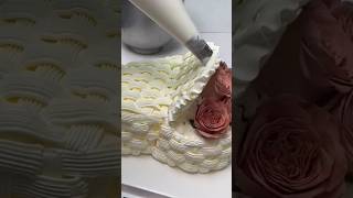 learn how to decorate cakes with Chantilly creamcakedecorating cake [upl. by Atinad658]