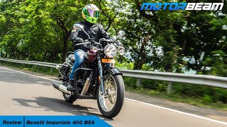 2020 Benelli Imperiale 400 BS6  2 Minute Review amp 0100 Test  MotorBeam [upl. by Pasahow]