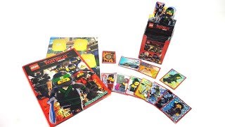 LEGO Ninjago Movie Stickeralbum  10 Booster  Unboxing amp Review auf deutsch [upl. by Wickham182]