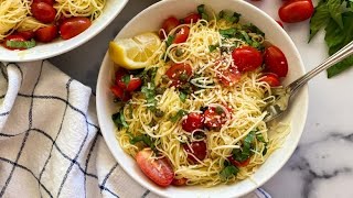 Cold Lemon Capellini Salad [upl. by Abert]