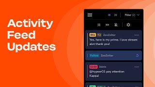 ACTIVITY FEED UPDATES [upl. by Gamber]